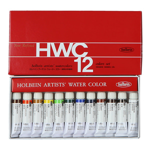 홀베인 HWC 수채물감 5ml 12색세트