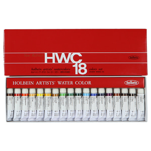 홀베인 HWC 수채물감 5ml 18색세트