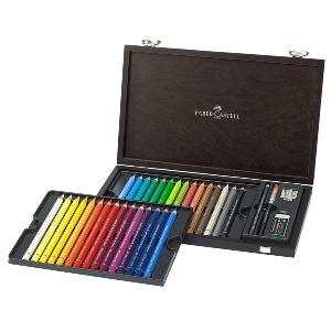 파버카스텔 전문가용 매그너스 수채색연필 30색/색연필,악세사리 (우드케이스)