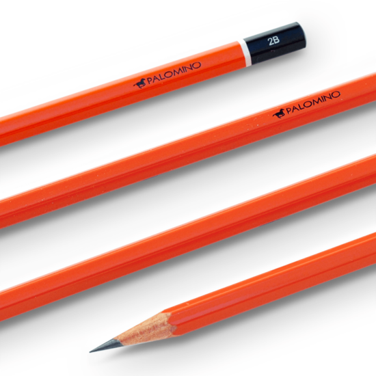 팔로미노 오렌지 연필 1다스(2H,H,HB,B,2B,4B,6B)