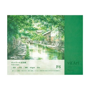 마루맨 VIFART Watercolor Block F6 407×320mm (중목/22매/242g)