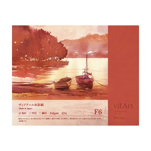 마루맨 VIFART Watercolor Block F6 407×320mm (황목/22매/242g)